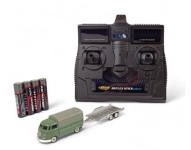 Carson 500504179 - H0 - VW T1 Pritsche mit KFZ-Anhänger